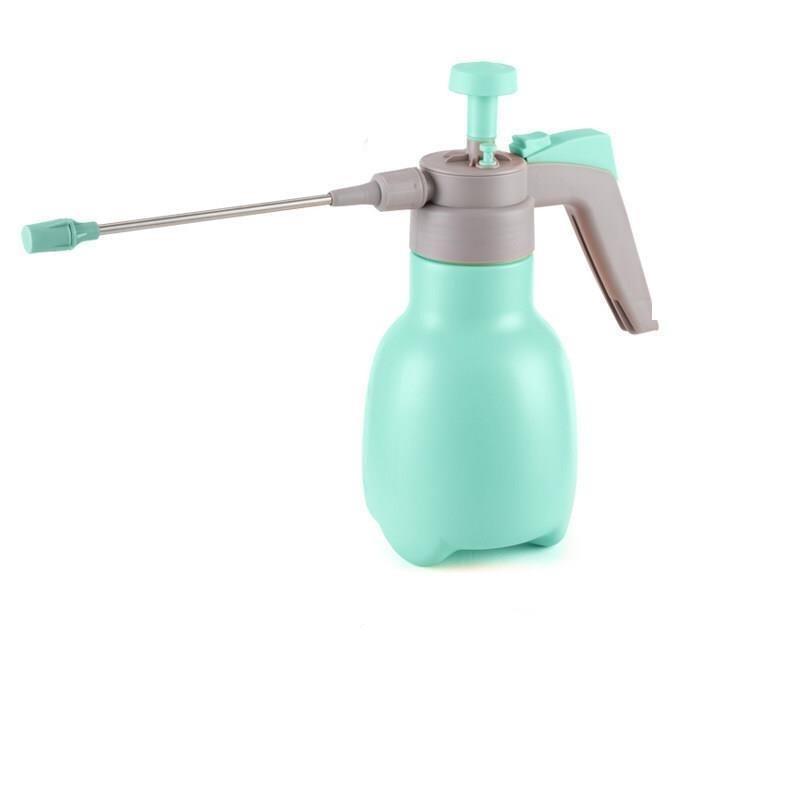 1L Mint Green + Extension Bar Watering Flower Pot Spray Bottle Horticultural Household Watering Kettle Pressure Sprayer Sterilizing Kettle