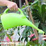 Long Spout Watering Spout Household Watering Pot Plastic Watering Pot Large Watering Pot Gardening Watering Pot Thickened Watering Pot 2.5 Liters Green