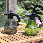 Watering Flower Spray Kettle Spray Bottle Horticultural Household Watering Kettle Pneumatic Sprayer Pressure Kettle High Pressure Kettle 1.5L Quartz Ash (1 Sets)