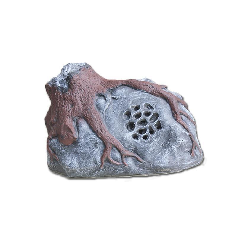 Outdoor Lawn Sound Garden Waterproof Stone Rockery Wireless Fm Bluetooth Community Speaker Simulation Speaker Accessories Orange