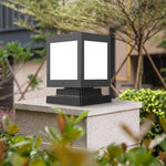 Solar Column Head Lamp Outdoor Waterproof Courtyard Lamp Automatically Lights Up At Dark Wall Lamp Courtyard Lamp Garden Villa Coffee Lamp