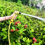 10 Meters Wash Car Suit Home Wash Car High-pressure Water Irrigation Gardening Cleaning Storage Rack Tool Spray Boiler Wash Car Artifact TPR Yellow Water Pipe Set