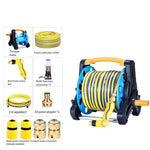 20 Meters Wash Car Suit Home Wash Car High-pressure Water Irrigation Gardening Cleaning Storage Rack Tool Spray Boiler Wash Car Artifact Brass Head Yellow Water Pipe Set