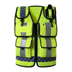 Reflective Vest Safety Vest Reflective Vest Riding Reflective Suit Hong Kong Mesh Traffic Suit Fluorescent Yellow Free Size