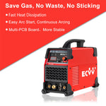 ECVV  250Amp TIG MMA Dual-Purpose 220V Electric Welding Machine  IGBT DC Inverter TIG Welding Machine ( Accessories only include Hexagonal Wrench and Quick Plug)