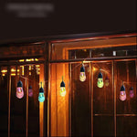 Solar Light String LED Color Ball Lamp Outdoor Waterproof Festival Atmosphere Balcony Decorative Lamp Sky Star Color Lamp Flashing Lamp String Lamp