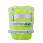 Led Rechargeable Reflective Vest Mesh Safety Vests With Flashing Light Personal Protection Body Protection Safety Vests