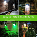 Solar Lamp Outdoor Courtyard Induction Lamp Household Outdoor Waterproof LED Wall Lamp Villa Garden New Rural Lighting Street Lamp