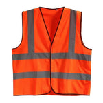 Safety Reflective Vest Road Construction Safety Clothes Widened 4 Reflective Strips Vest Riding Clothes Fluorescent Vest