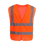 Safety Reflective Vest Road Construction Safety Clothes Widened 4 Reflective Strips Vest Riding Clothes Fluorescent Vest