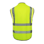 6 Pieces Reflective Vest Fluorescent Vest Reflective Clothing Traffic Duty Road Administration And Construction Environmental Sanitation Clothing