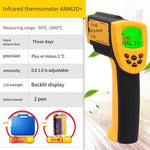 Infrared Thermometer 1000 Degree Hand Held High Precision Temperature Measuring Gun Industrial Non Contact