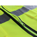 Reflective Vest Sanitation Suit Safety Vest Fluorescent Vest Protective Suit Safety Work Suit for Outdoor Working Night Riding Running