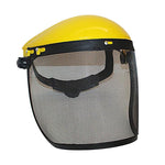 6 Piece Wire Mesh Protective Mask Lawn Mower Garden Splash Screen Protective Mask Yellow