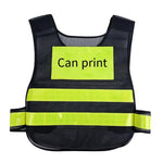 Black Mesh Reflective Vest Construction Site Safety Suit Traffic Back Traffic Duty Warning Suit Road Administration Vest