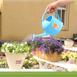 6 Pieces Watering Pot Watering Pot Color Resin Watering Pot Watering Pot Gardening Tools Watering Pot 2.2L Dark Blue