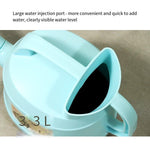 Long Mouth Resin Watering Pot Gardening Watering Pot Plastic Dual Purpose Large Watering Pot Vegetable Watering Pot 3.3L Light Blue