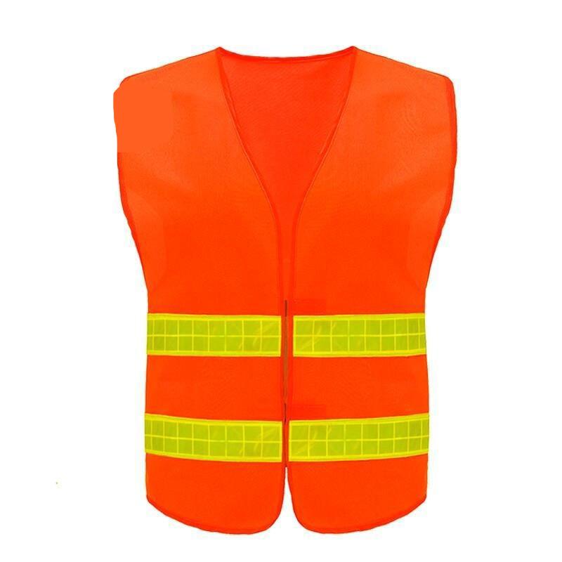 15 Pieces Reflective Vest Safety Reflective Vest For Sanitation Worker Road Construction Traffic Duty Road Administration Work Clothes