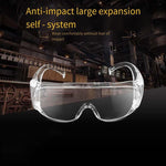 48PCS Self Made Blinds Protective Glasses Anti Impact Windproof And Dustproof Goggles Labor Protection Articles Transparent Glasses Windproof And Splash Proof Glasses Blinds Transparent Glasses