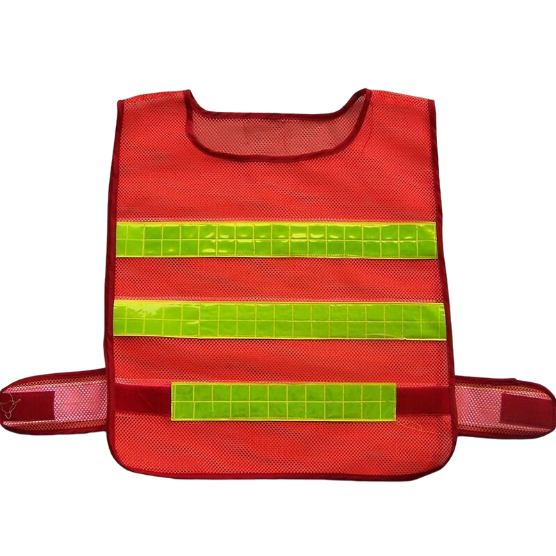 Mesh Traffic Safety Warning Vest Environmental Sanitation Construction Duty Riding Safety Orange Reflective Clothing