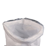 50*80cm 50 Pack White Woven Bag Medium Thickness Inner Membrane