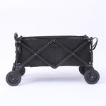 Collapsible Picnic Camping Cart, Folding Utility Beach Wagon, Garden Trolley Cart With Telescoping Handle-For Shopping Camping Garden Beach Grocery