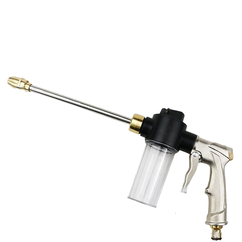 Water Supply 7.5m Metal Water Gun Car Washing Water Gun High-pressure Water Gun Household High-pressure Car Washing Water Gun Set Pressurized Water Gun Nozzle Garden Watering Gun Telescopic Water Pipe Hose Adjustable Water Gun