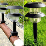 European Double-layer Solar Lamp Household Outdoor Balcony Railing Decorative Lamp Outdoor Waterproof Courtyard Fence Atmosphere Landscape Lamp