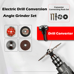 Electric Drill Variable Angle Grinder 10mm Connecting Rod Converter Kit for Cutting Grinding and Polishing