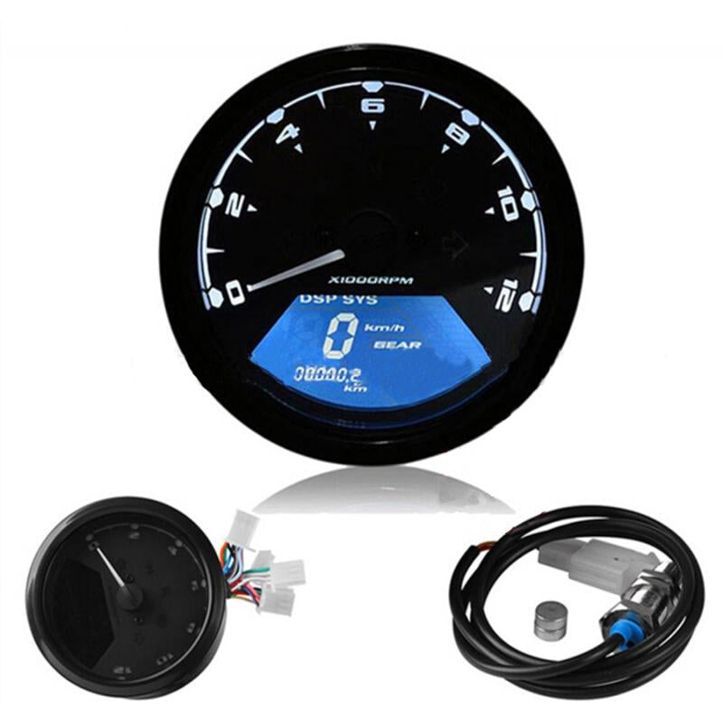 New Motorcycle Meter Baboon LCD Meter Motorcycle Odometer Tachometer Speedometer LED Oil Meter