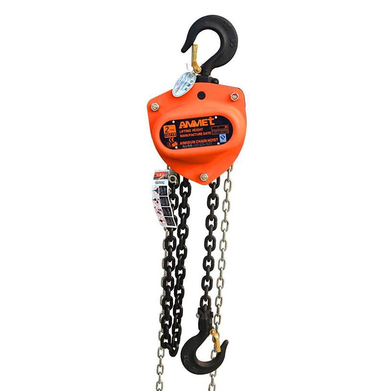 3T * 3m Triangle Chain Hoist Manual Hoist Single Chain Hoist Chain Block Crane Lifting Sling