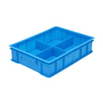 Plastic Turnover Box Partition Box Material Box Hardware Tool Box Parts Multi Cell Box Plastic Box Screw Box Four Cell Box 372 * 276 * 80mm