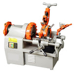 ECVV Automatic Pipe Threading Machine 1/2" to 2" BSPT Threader Deburrer Cutter 750W Pipe Threader TSB50A