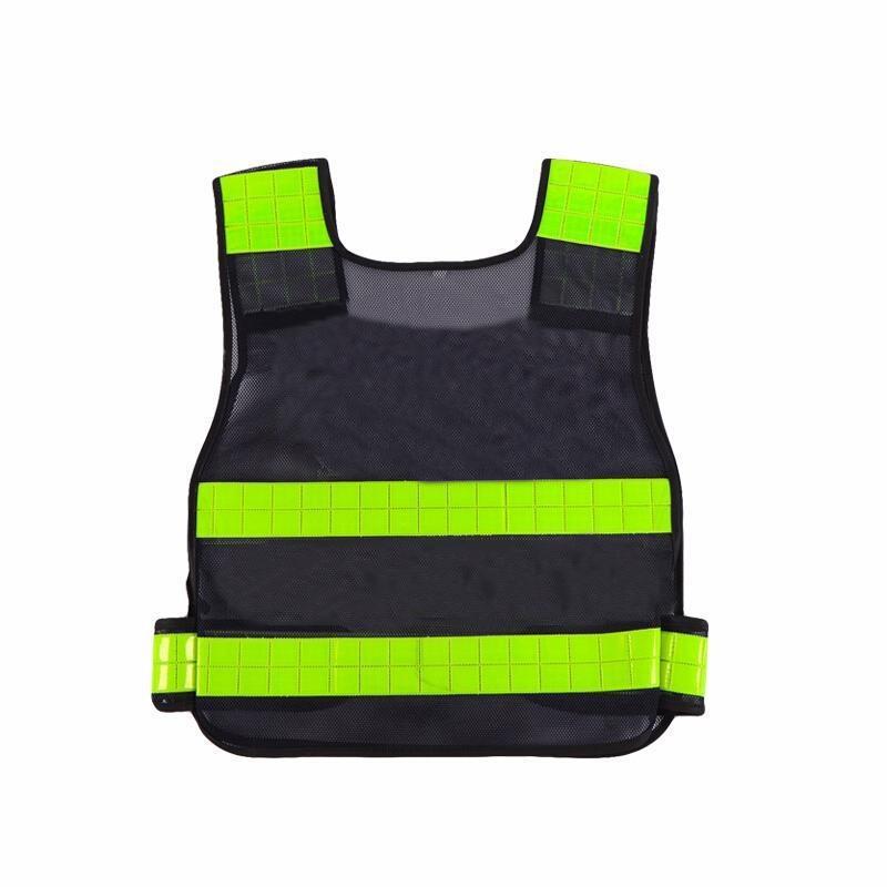 Labor Protection Reflective Vest Reflectiv Vest Multi Pocket Construction Safety Suit Traffic Reflective Vest Reflective Vest Work Suit Black