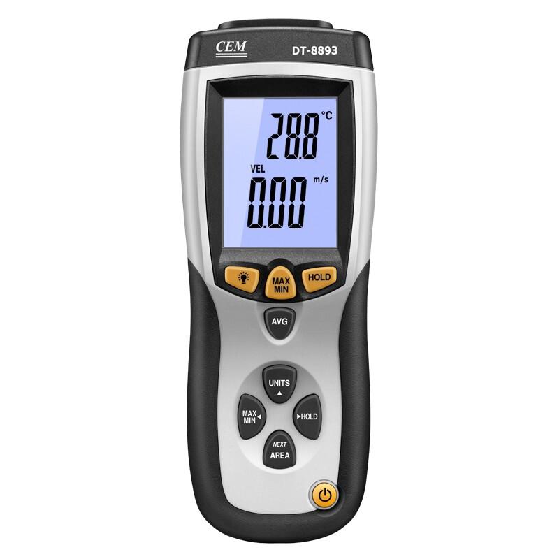 Hand Held Digital Anemometer Wind Speed And Temperature Tester High-precision LCD Display