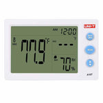 UNI-T Digital LCD Thermometer Humidity Meter Clock Hygrometer of Weather Station Tester with Alarm Clock Function A10T