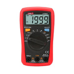 UNI-T Mini Digital Multimeter 600V NCV Palm Size UT33+ Series Manual Range AC DC Voltmeter Ammeter Resistance Capatitance Tester