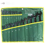 Tool 6-32mm Bag Hanging Set Dual Purpose Wrench 20 Piece Set Dual Purpose Wrench Bag Hanging Set Open Ring Wrench Tool Set