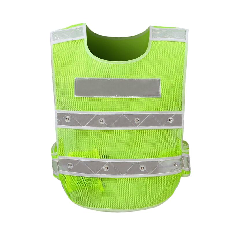 LED Reflective Vest Safety Vest For Sanitation Workers Or Riding Reflective Clothing Vehicle