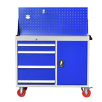 Four Extraction Tool Cabinet With Door 850 * 1000 * 500MM Heavy Mobile Tool Cart Multifunctional Tool Cabinet Maintenance Tool Cabinet