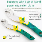 Multifunctional Spanner Universal Adjustable Spanner Self Tightening Spanner Dual Purpose Quick Opening Pipe Wrench