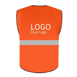 Orange Sanitation Vest Reflective Vest Garden Road Construction Work Clothes Construction Road Safety Clothes