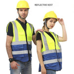 Reflective Vest For Construction Workers Reflective Safety Suit For Riding Running Working