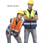 Reflective Vest For Construction Workers Reflective Safety Suit For Riding Running Working