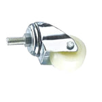 2 Inch Lead Screw Movable Beige Polypropylene (PP) Caster Medium Light Double Ball Bearing Universal Wheel 4 Sets / Sets