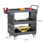 Tool Car Trolley Multi Function Shelf Vehicle Repair Workshop Trolley Industrial Hand Push Tool Car