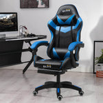 ECVV Gaming Chair Ergonomic Racing Style Recliner Chair Vibrating Massage Thickened PU Leather Latex Filling for E-sports Player Gaming Anchor