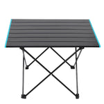 Outdoor Portable Folding Table Aluminum Alloy Table BBQ Picnic Table Camping Table Self-driving Portable Aluminum Plate Table