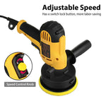 ECVV Car Polisher Machine 700W Auto Polishing Machine Adjustable Speed 600-3700RPM, Detachable Handle Perfect for Boat,Car Polishing and Waxing