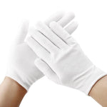 White Gloves Etiquette Gloves Stationery Gloves 12 Pairs Of Thin Cotton Driving Gloves Driver Antiskid Reception Review Performance Student Flag Raising Plate Bead Work Labor Protection White Gloves [12 Pairs] Etiquette Gloves Stationery Gloves Driver